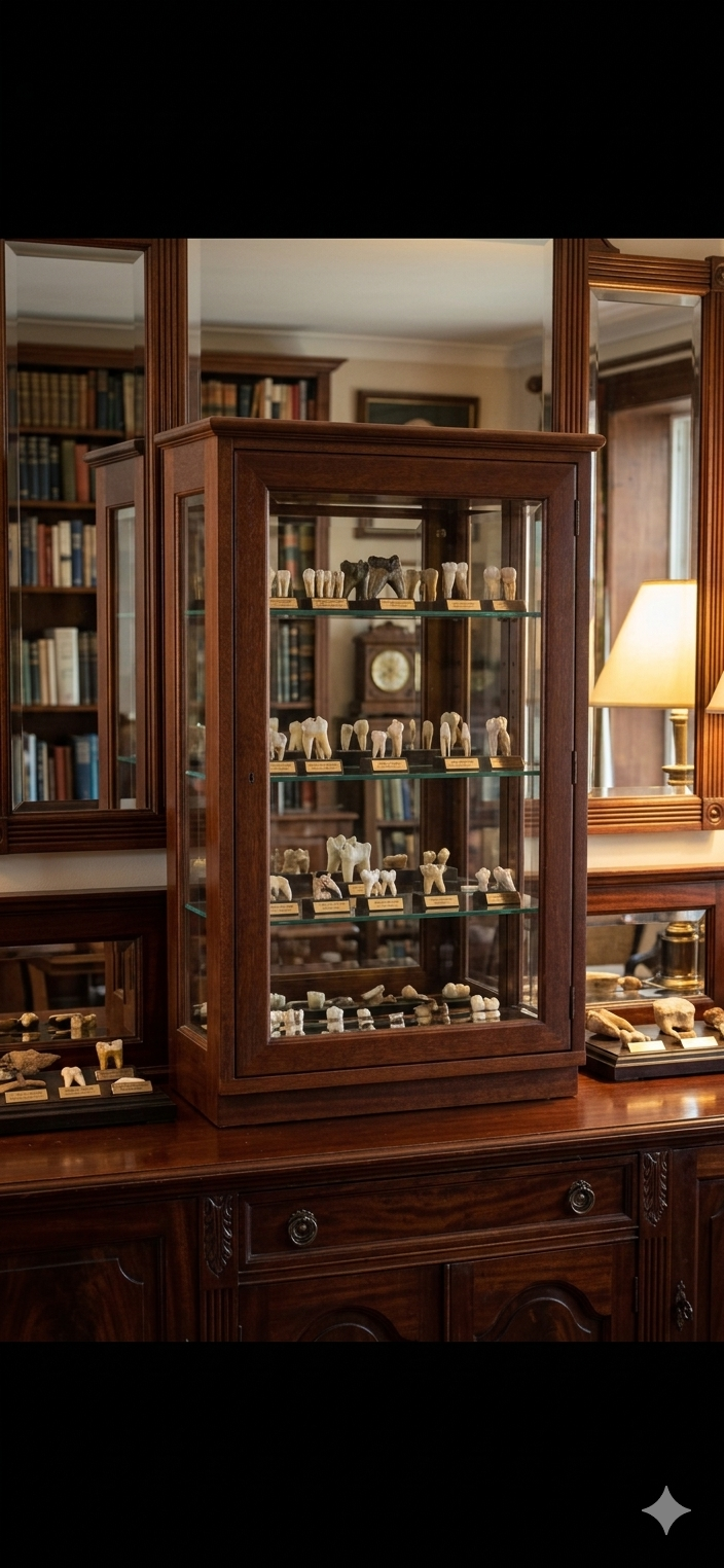 Mahogany display cabinet 20th century
