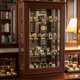 Mahogany display cabinet 20th century