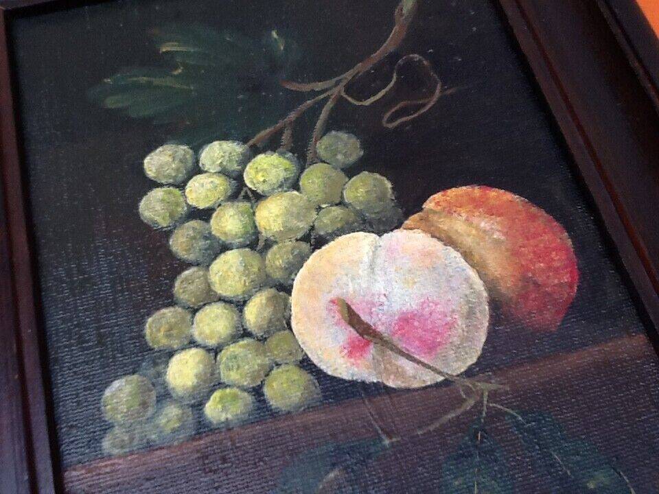 Painting Oil on canvas “still life with fruits”