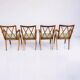 Set of 4 dining chairs A.A. Patijn for Zijlstra