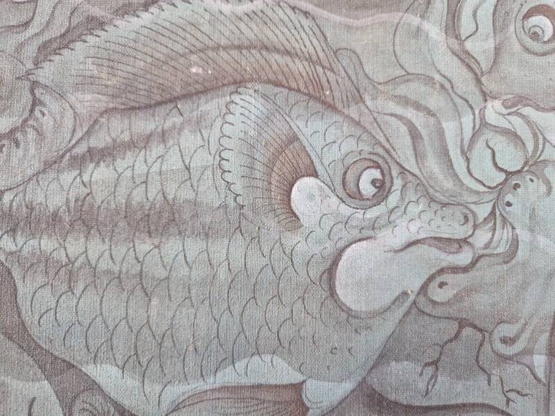 Acrylic on canvas by Gusti Putu Saderi, signed lower right, Indonesia, mid-20th century