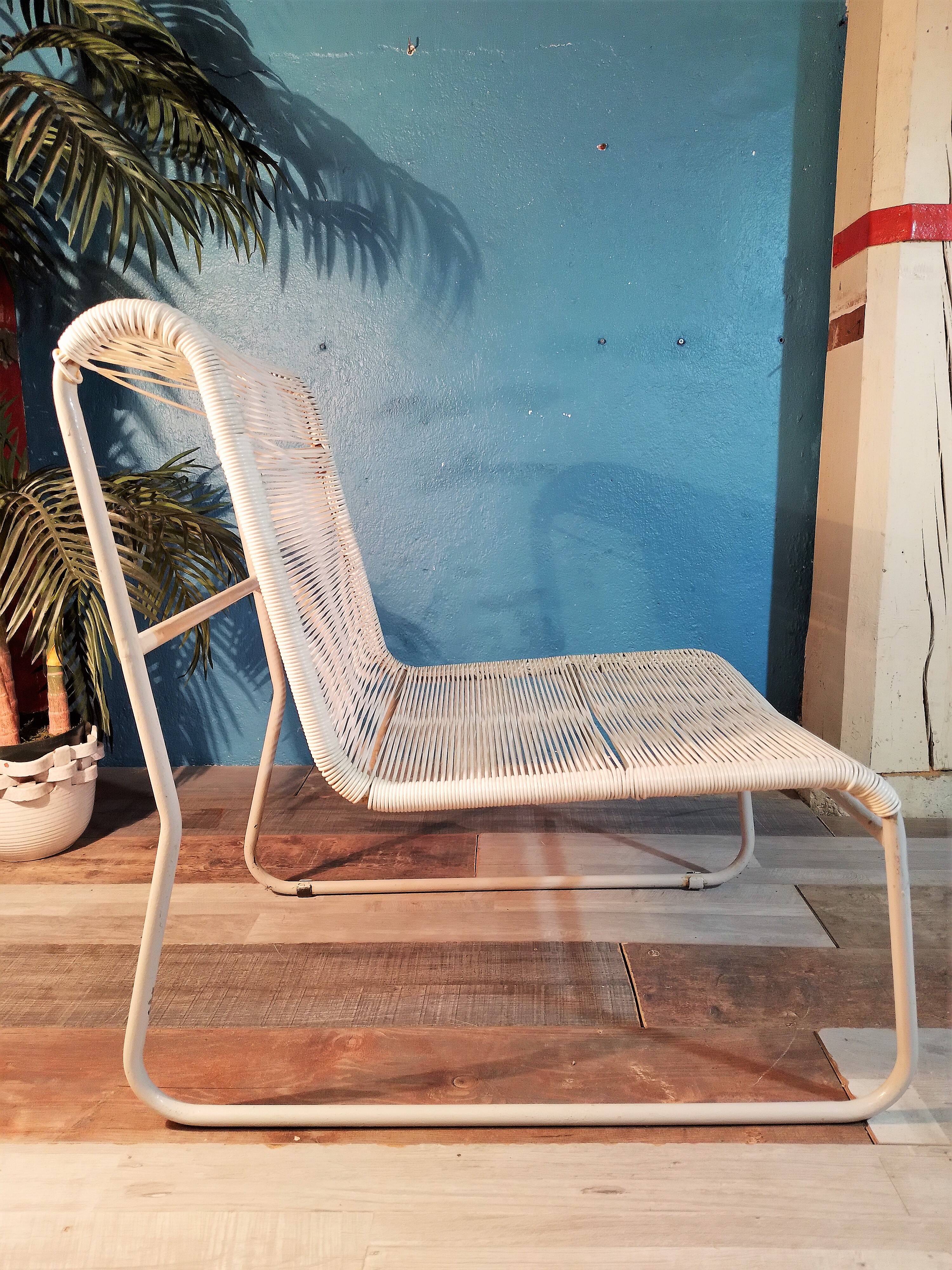 Armchairs scoubidou 1980s