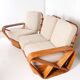 Rattan sofa by Paul Frankl