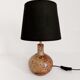 Small vintage pyrite sandstone lamp