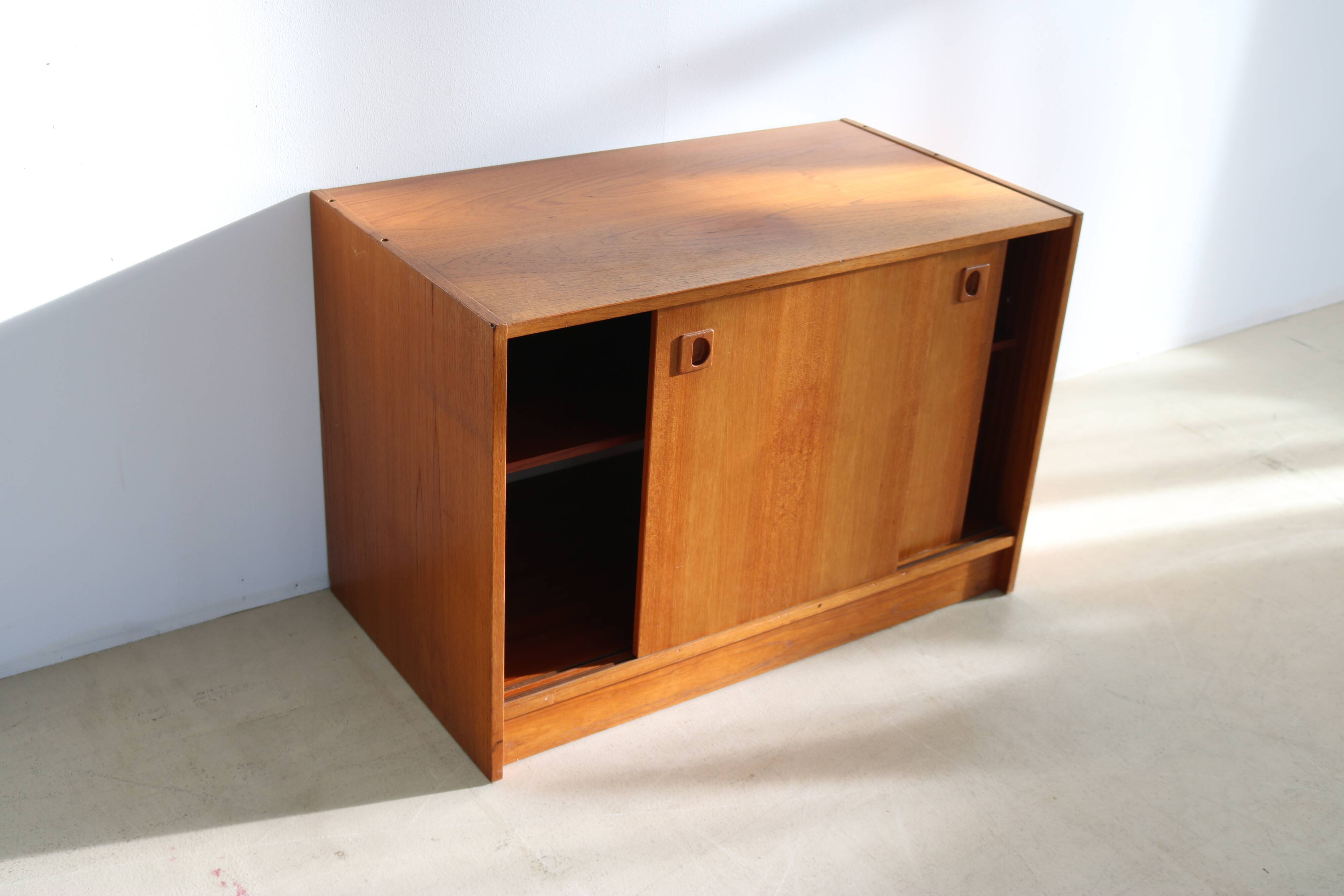 Vintage set of 2 teak cabinets