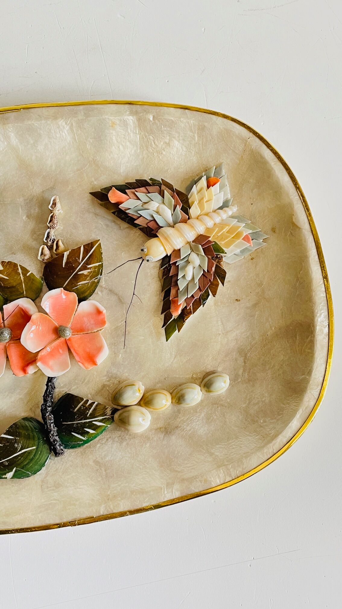 Decorative Shells Plateau Vintage