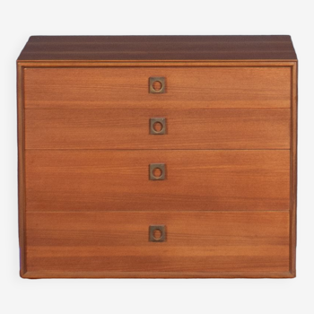 Retro teak 1960s G plan form five 5 chest of drawers