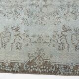 Vintage Turish Aqua Blue Rug sku-v952
