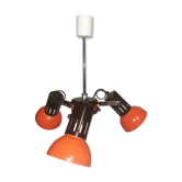 Suspension 3 spots orientables, Aluminor France, 1970