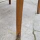 Selette pedestal side table Louis XV style with decorated marquetry and rosewood - 1900s