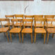 Set de 10 chaises bistrot à croisillon 