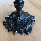 Black metal candle holder/candlestick
