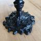 Black metal candle holder/candlestick