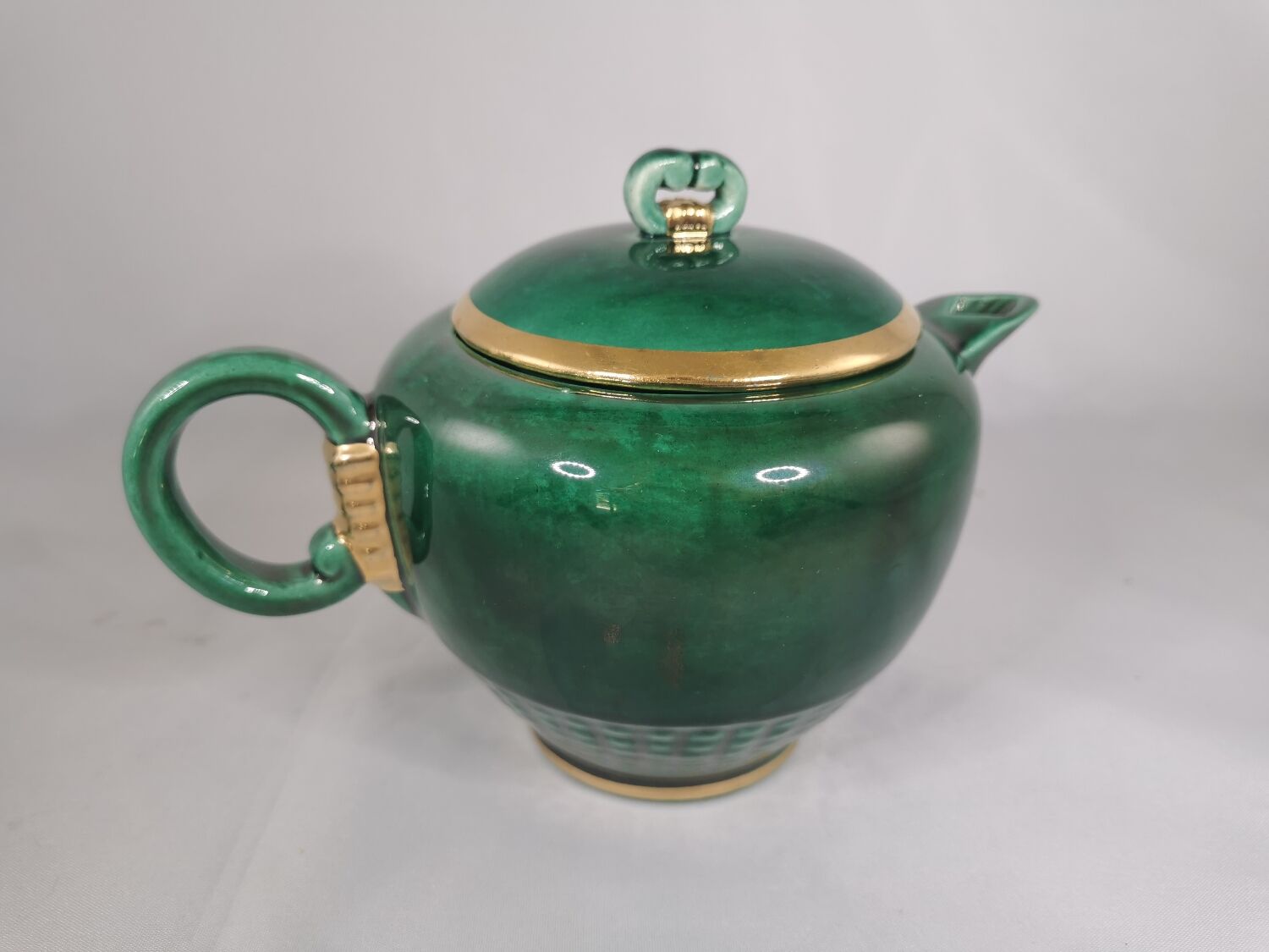 Service à thé DUO, Saint Clément, Vintage, vert