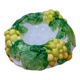 Empty Pocket or Grape Ashtray in slip ceramic