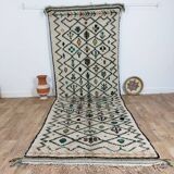 Vintage Berber abstract rug 375 X 132 CM