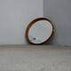 Mirror - Teak - Wooden structure with brass - Vintage Italian design - 1960s