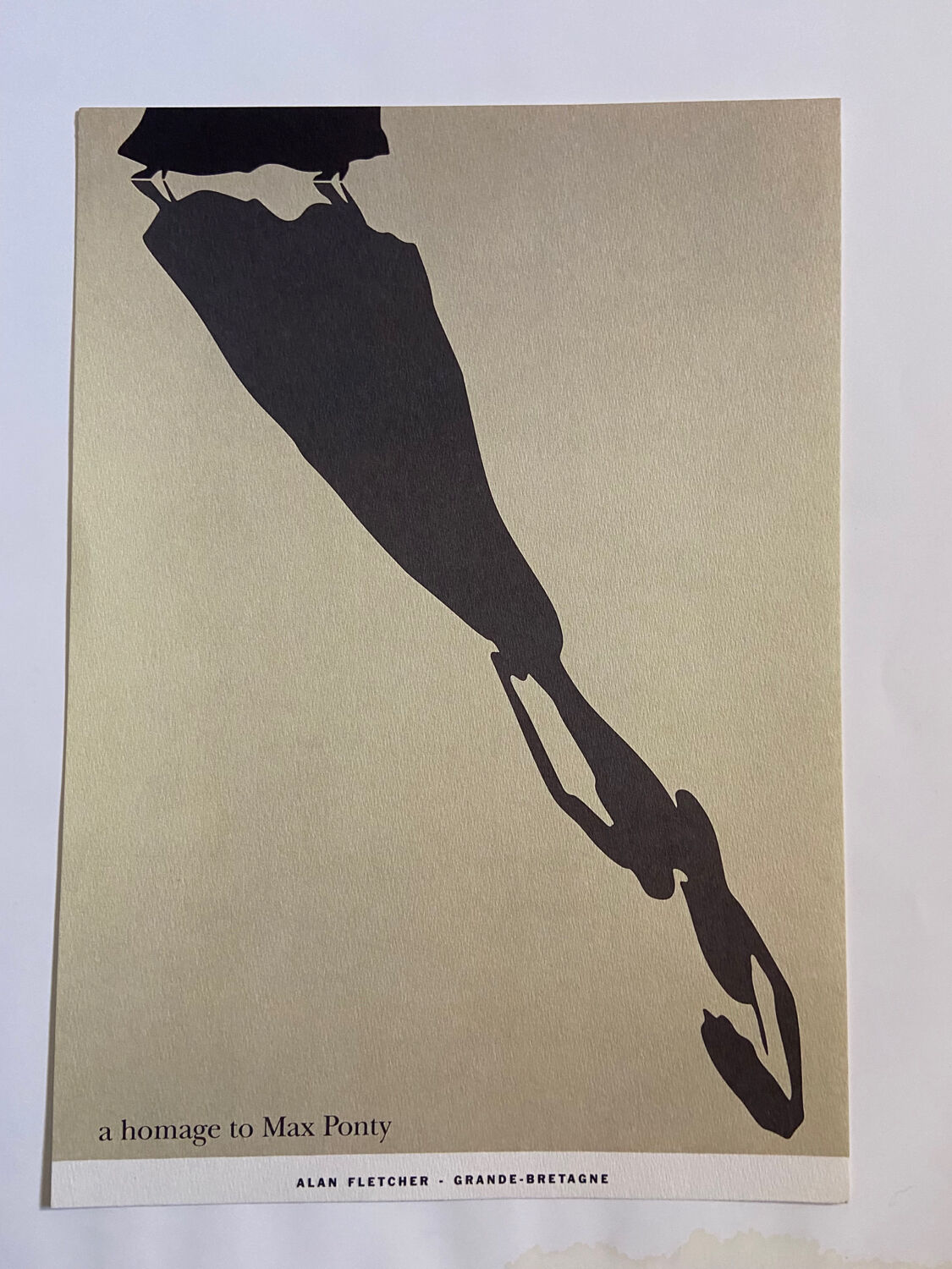 Poster Gitanes by Alan Fletcher