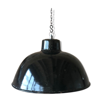 Vintage industrial german model EHS2/S pendant lamp, 1950s