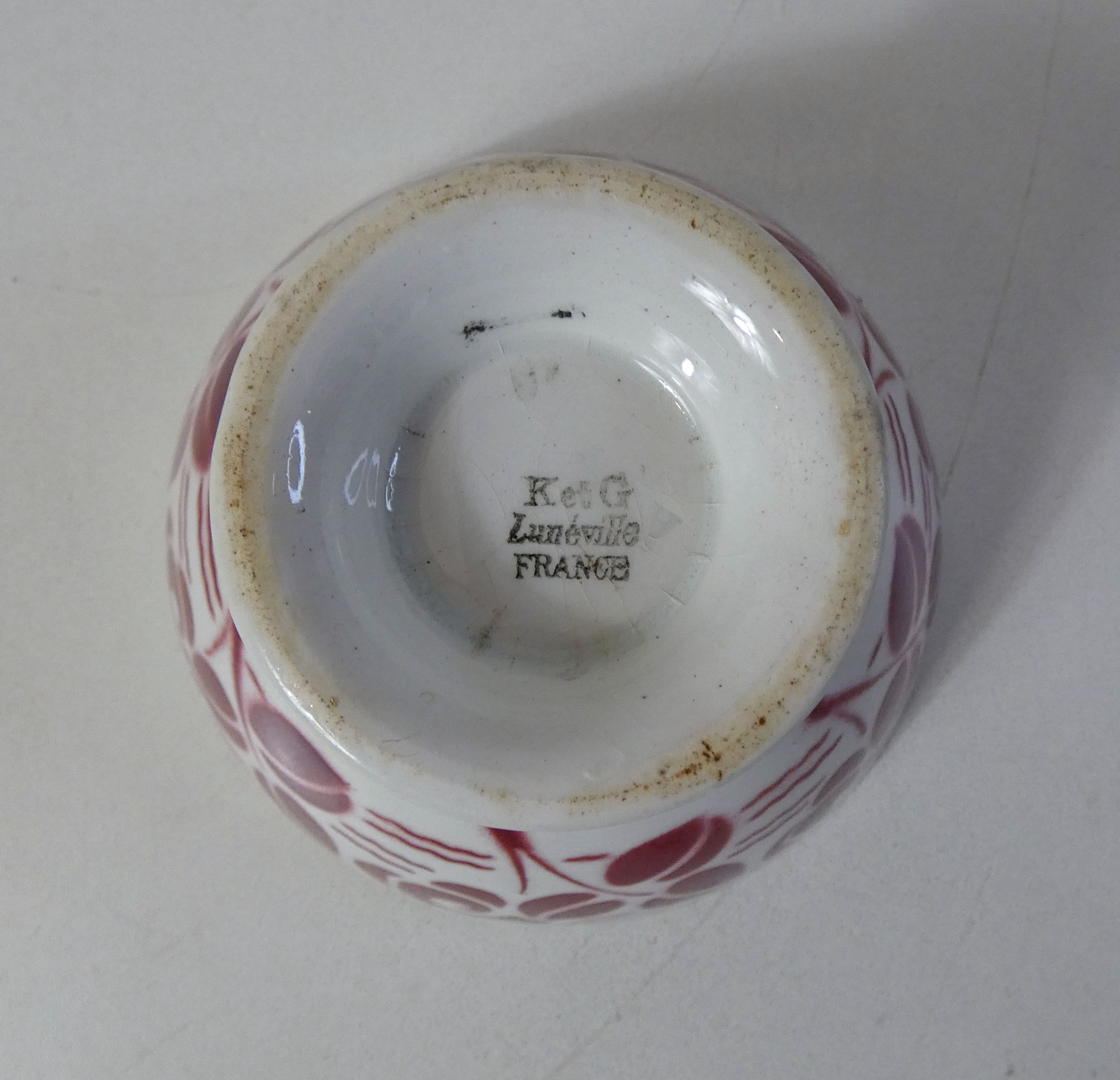 Old little faience bowl