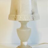 70s natural alabaster lamp