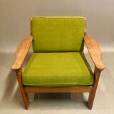 Teak armchair Scandinavian design 1950.