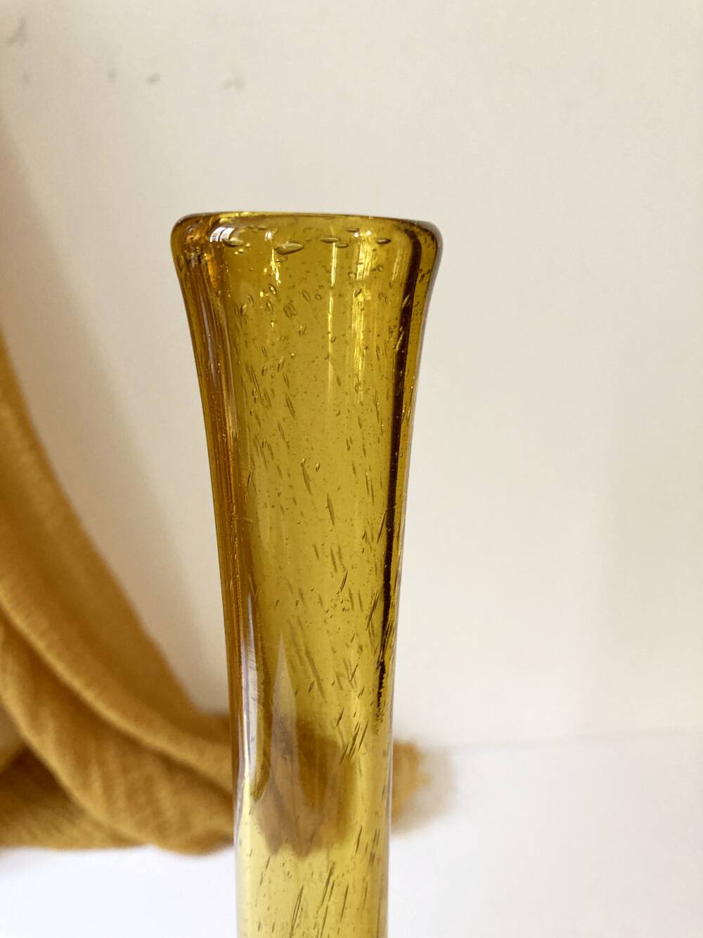 Biot bubble glass soliflore vase, 1950s