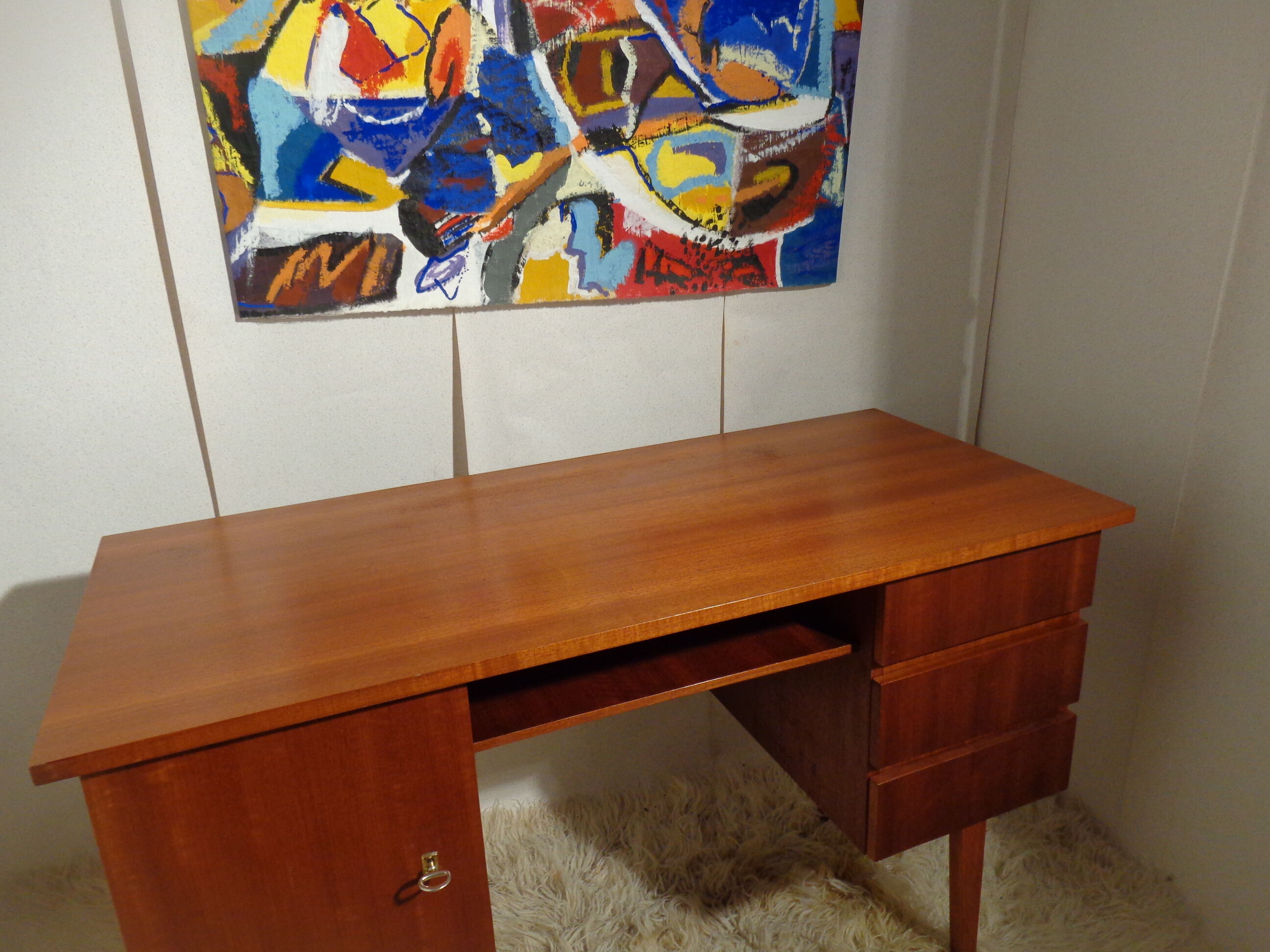 Vintage office of the 60s golden oak