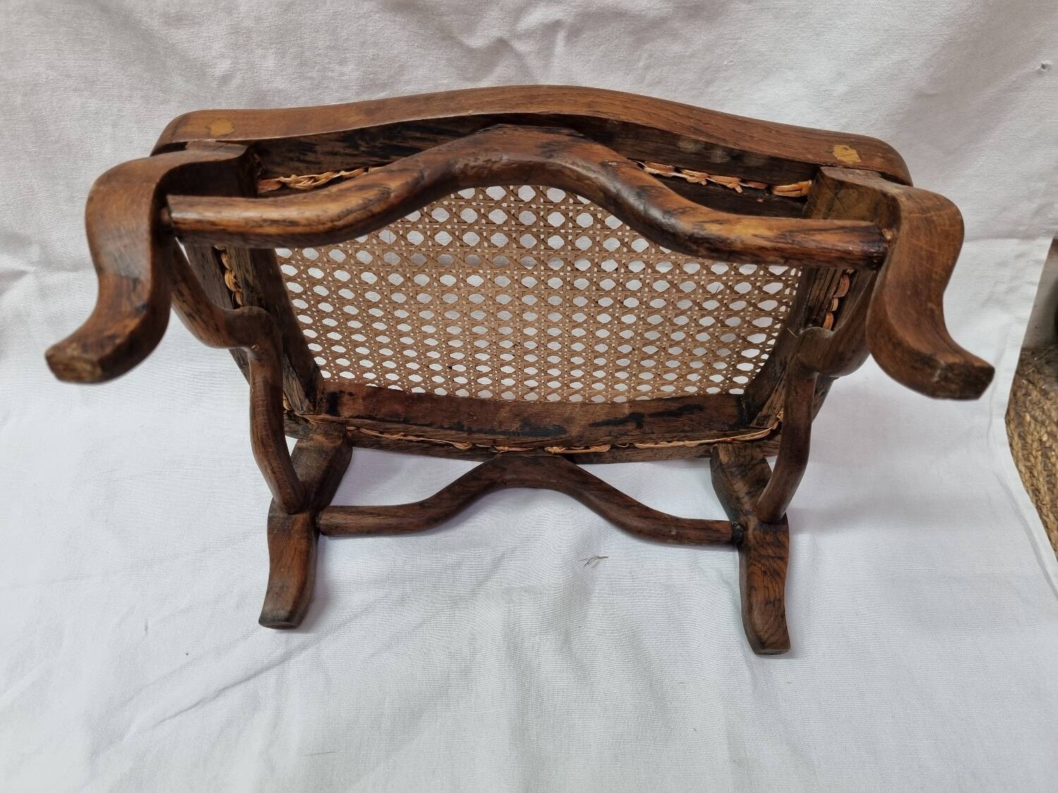 Thonet rattan footrest