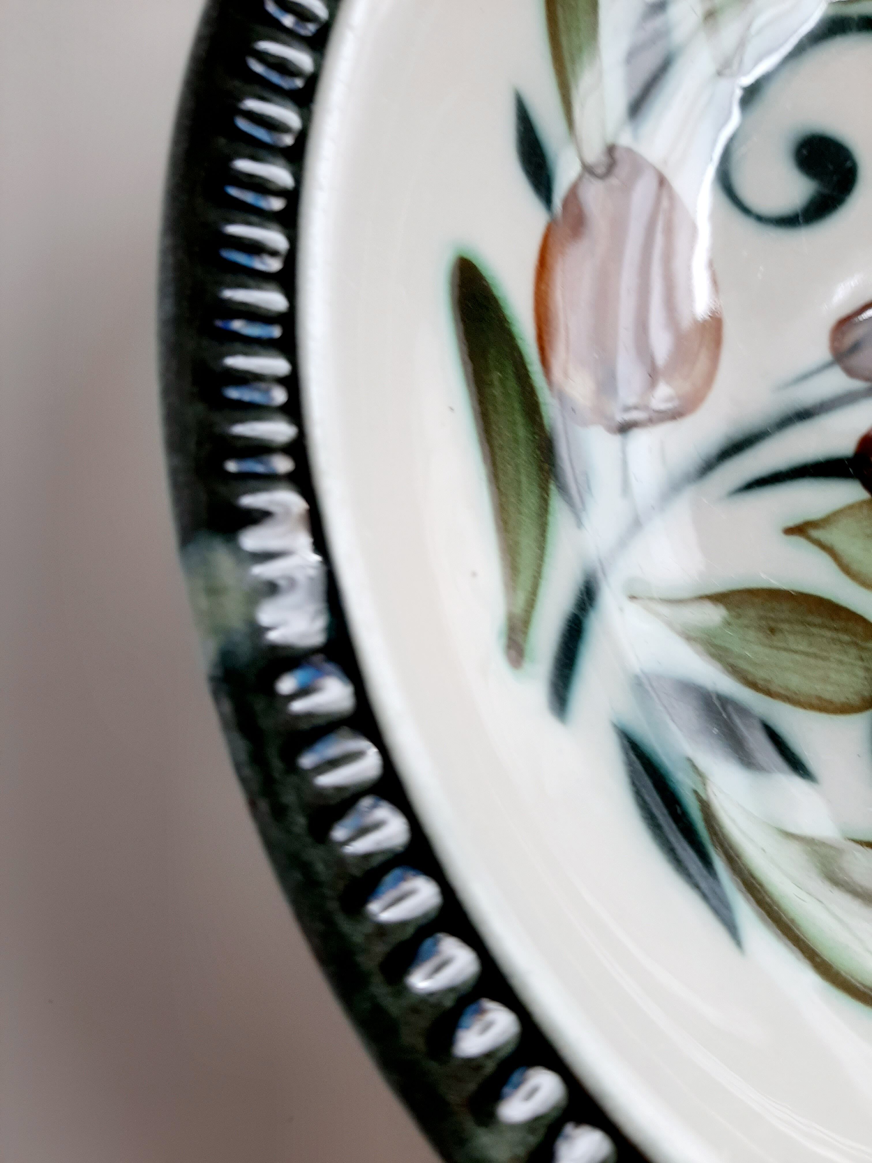 Vintage plates Boch la louvière