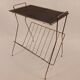 Vinyl magazine rack