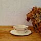 Saint Amand vintage beige and gold sauceboat