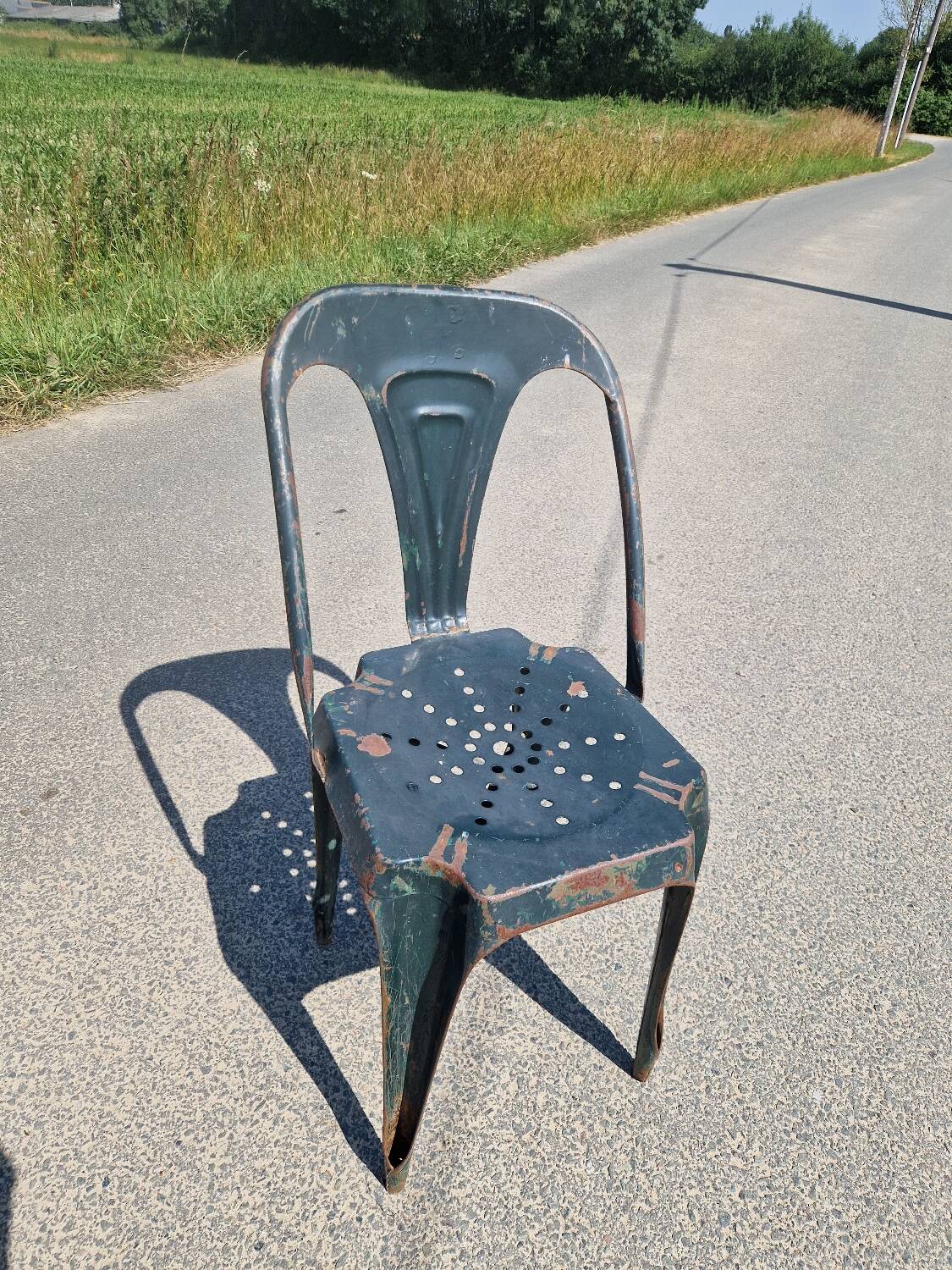 Set of 8 Multipl's chairs from the 50s by Joseph Mathieu