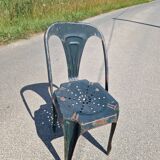 Lot de 8 chaises Multipl's années 50 par Joseph Mathieu