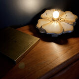 Metal floral lamp to pose La Samaritaine 1970