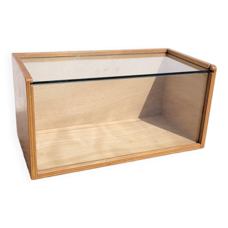 Homemade wooden display case