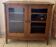 TV cabinet in mahogany, a unique piece made by a cabinetmaker.