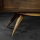 Mid-Century Scandinavian Classic Modern Birch Sideboard with Walnut Front, 1960s