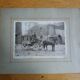 Old photograph from 1900 of a stagecoach driver and horses, State Railways.