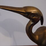 Brass heron