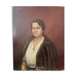 Portrait à l'huile E.Chambefort