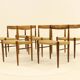 Set of 6 Rosewood Dining Chairs by H.W.Klein for Bramin, Denmark, 1960s