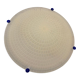 Large Murano Glass Flushmount Ceiling Light, 1980s