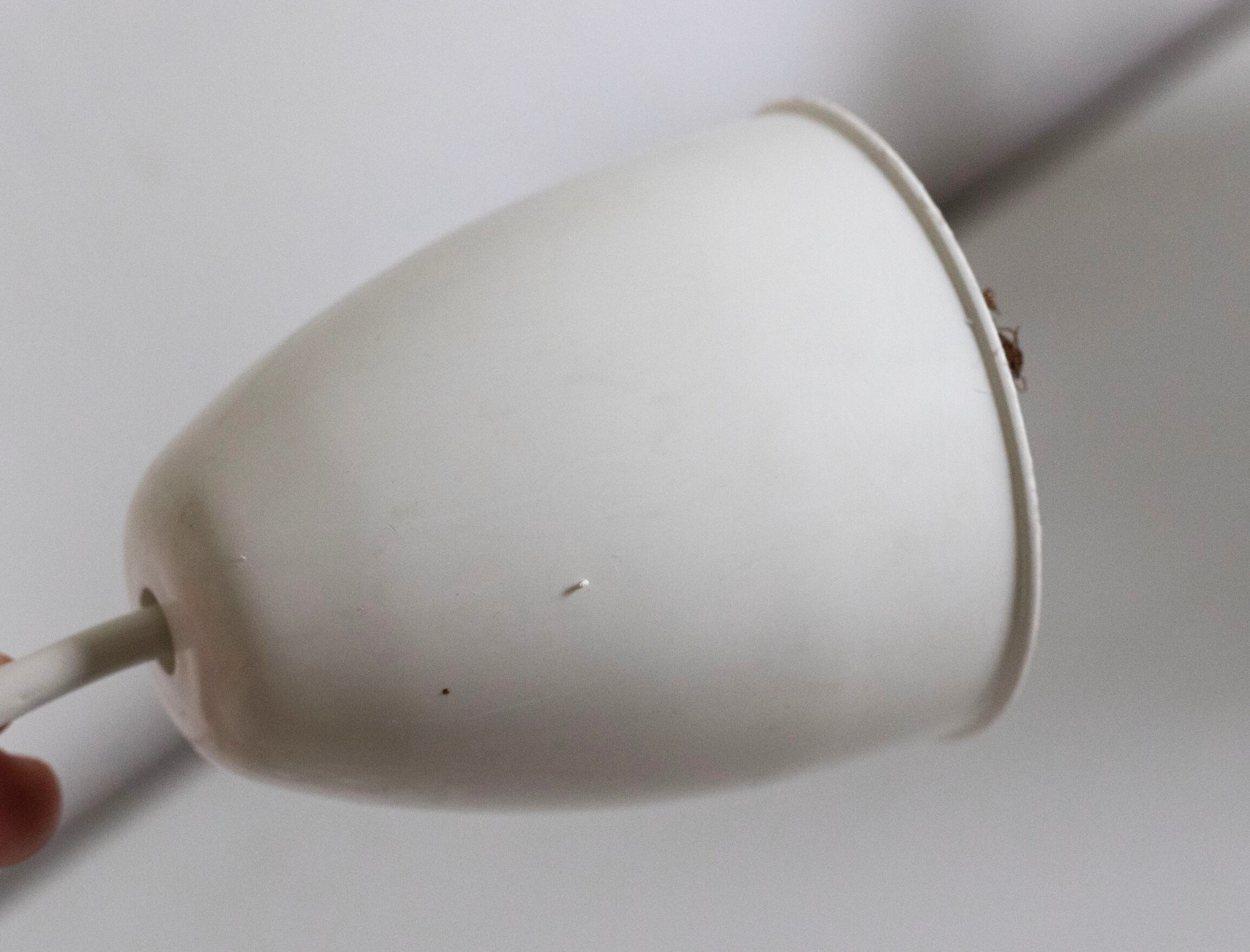 Vintage glass bubble pendant lamp