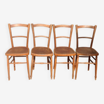 Set of 4 vintage bistro chairs