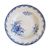 Assiette U&C Sarreguemines modèle Watteau