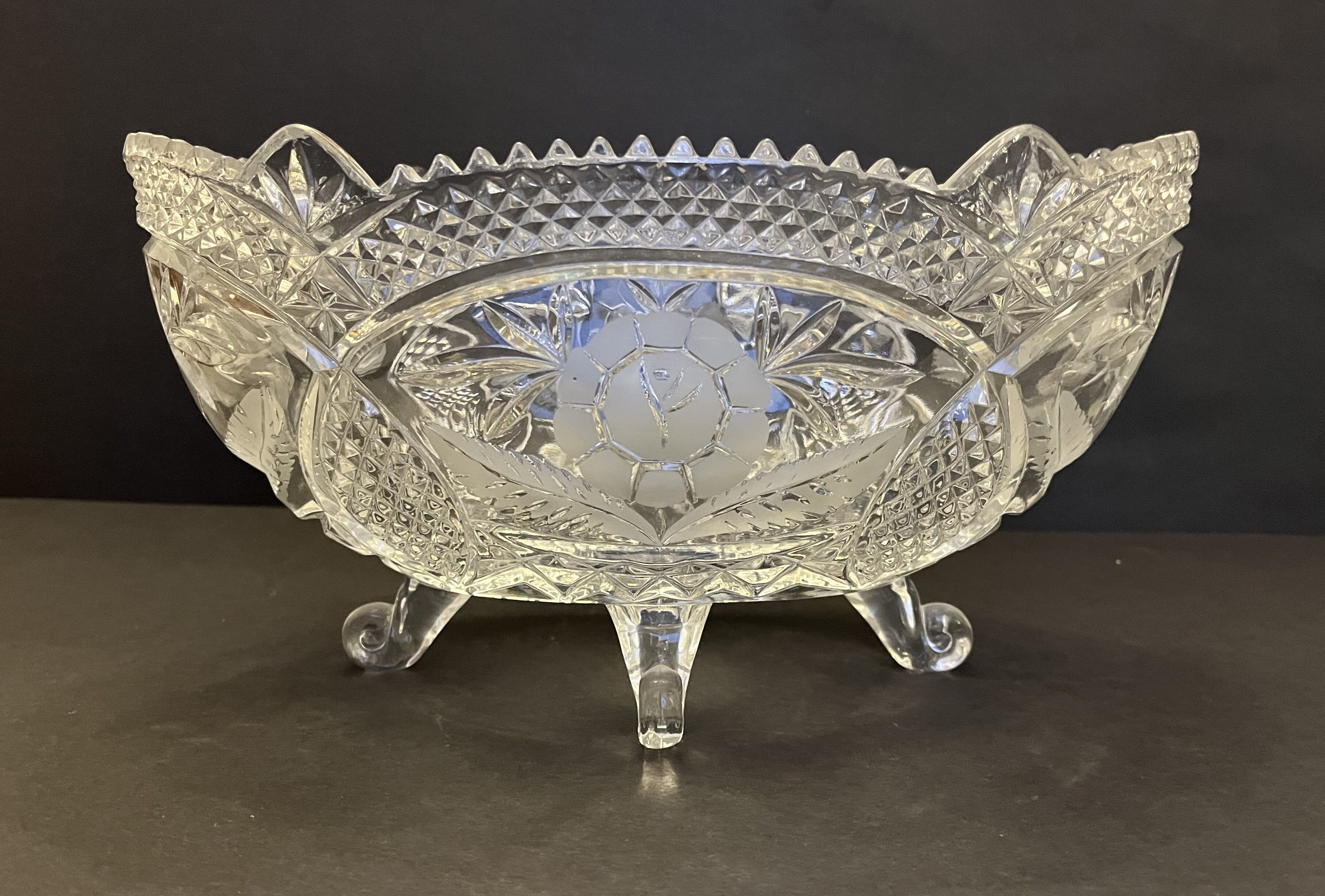 Coupe en cristal taillé