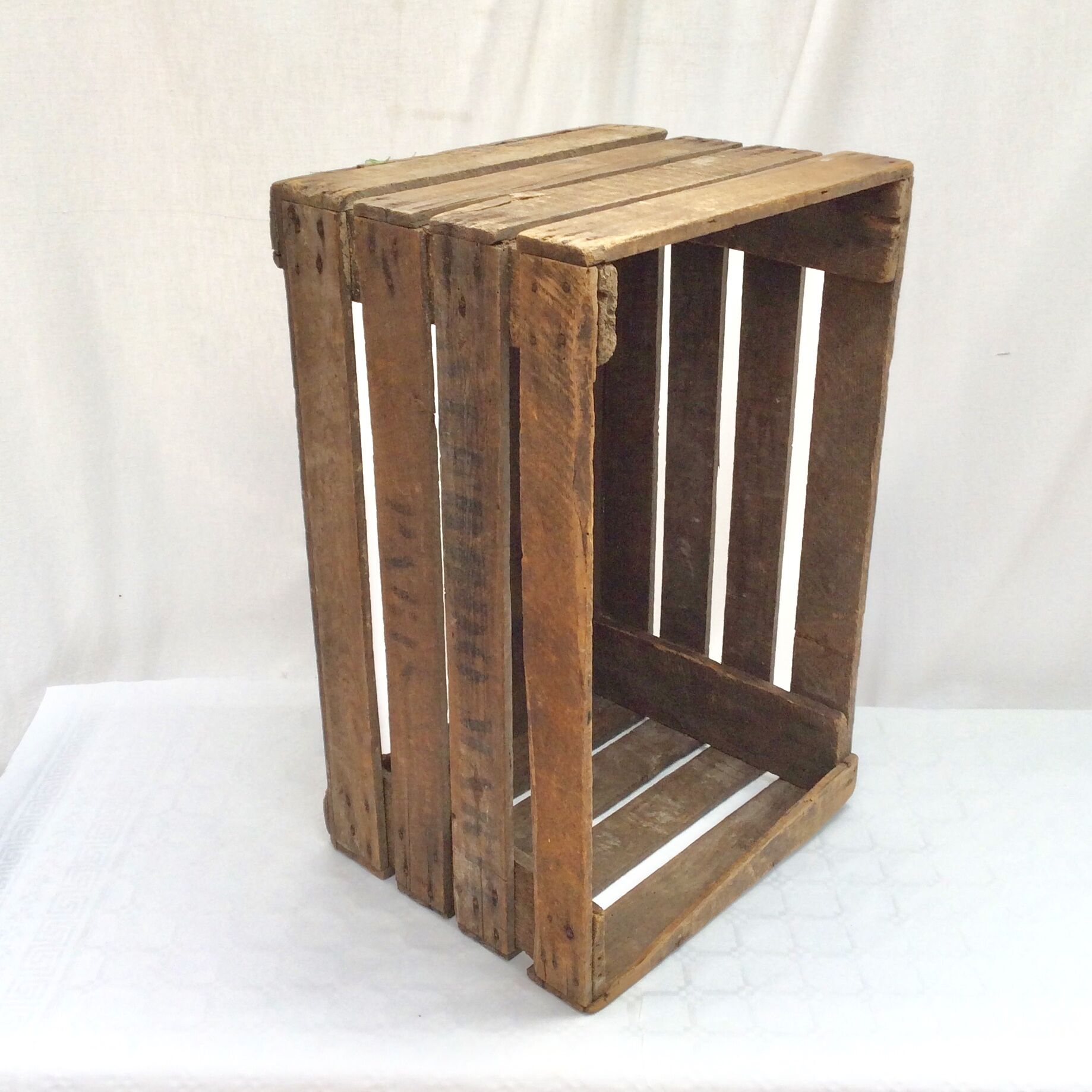 Old wooden box stamped dimension: height -33cm- width -61 cm- Pr-33cm-
