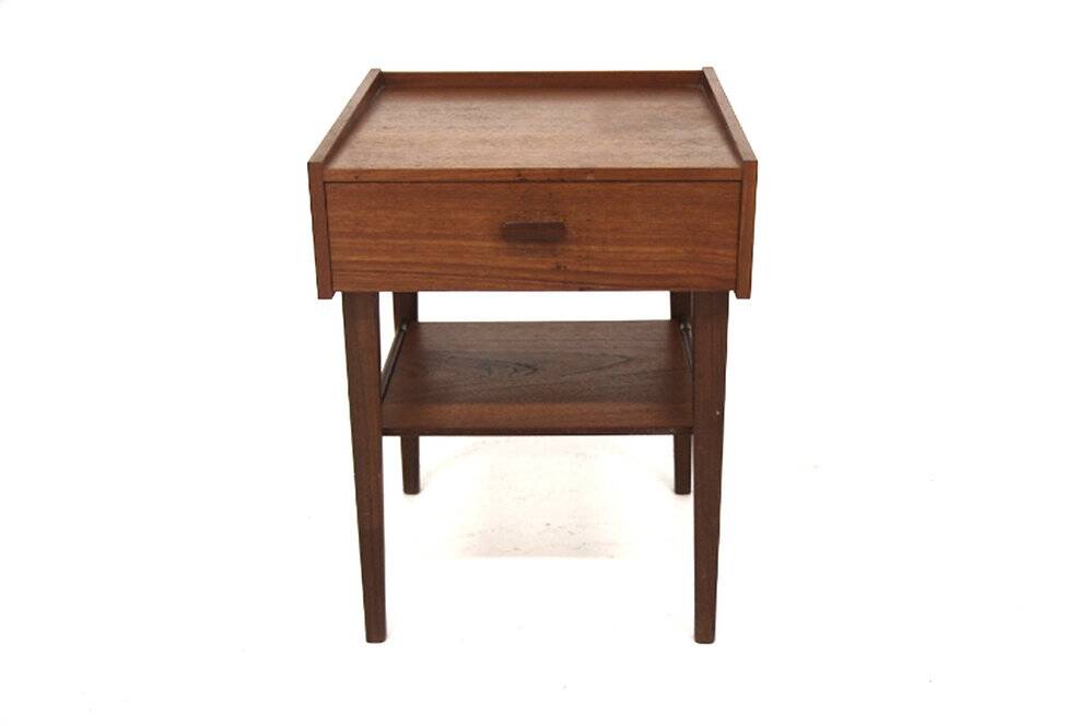 Scandinavian teak bedside table, Sweden, 1960s