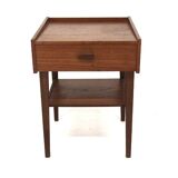 Scandinavian teak bedside table, Sweden, 1960s